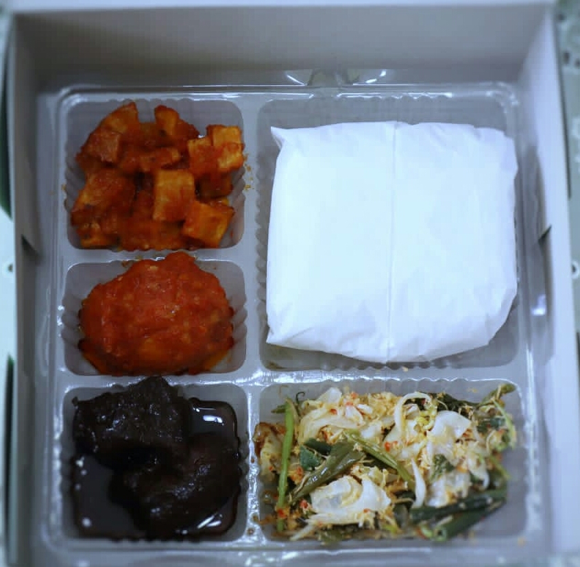 Paket B Ricebox Semur/Rendang