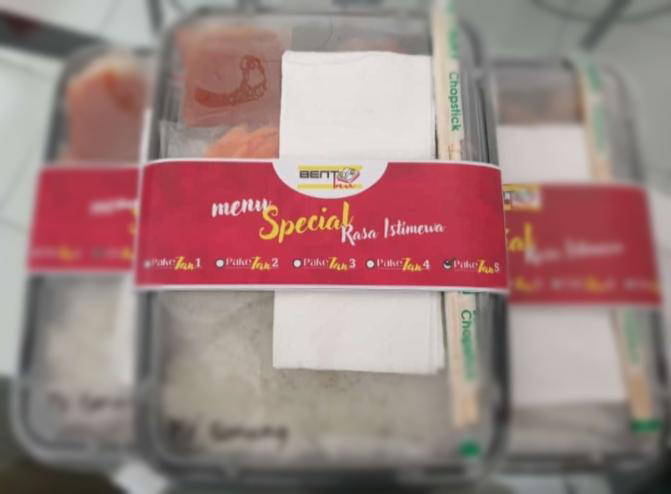 paket Crab roll bento