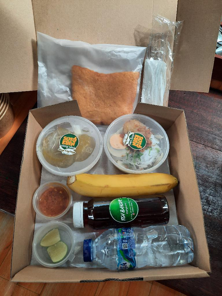 Paket Lunch Box Soto Banjar Lengkap