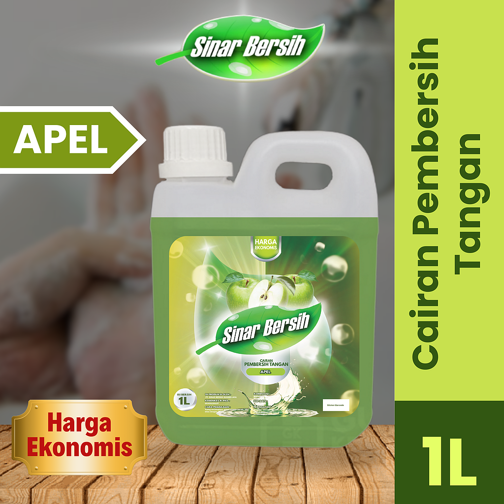 SINAR BERSIH Sabun Cuci Tangan Apel 1 L