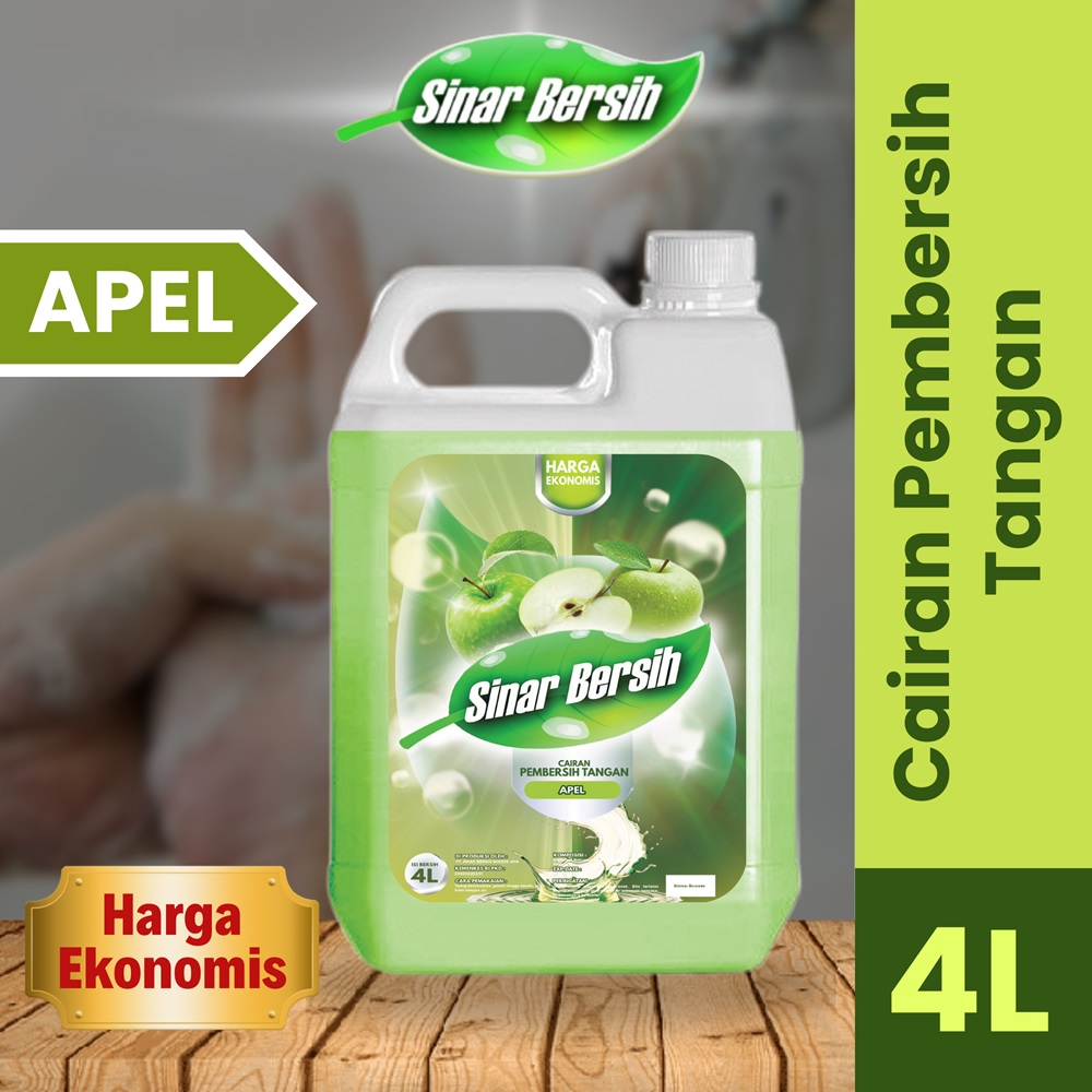 SINAR BERSIH Sabun Cuci Tangan Apel 4 L