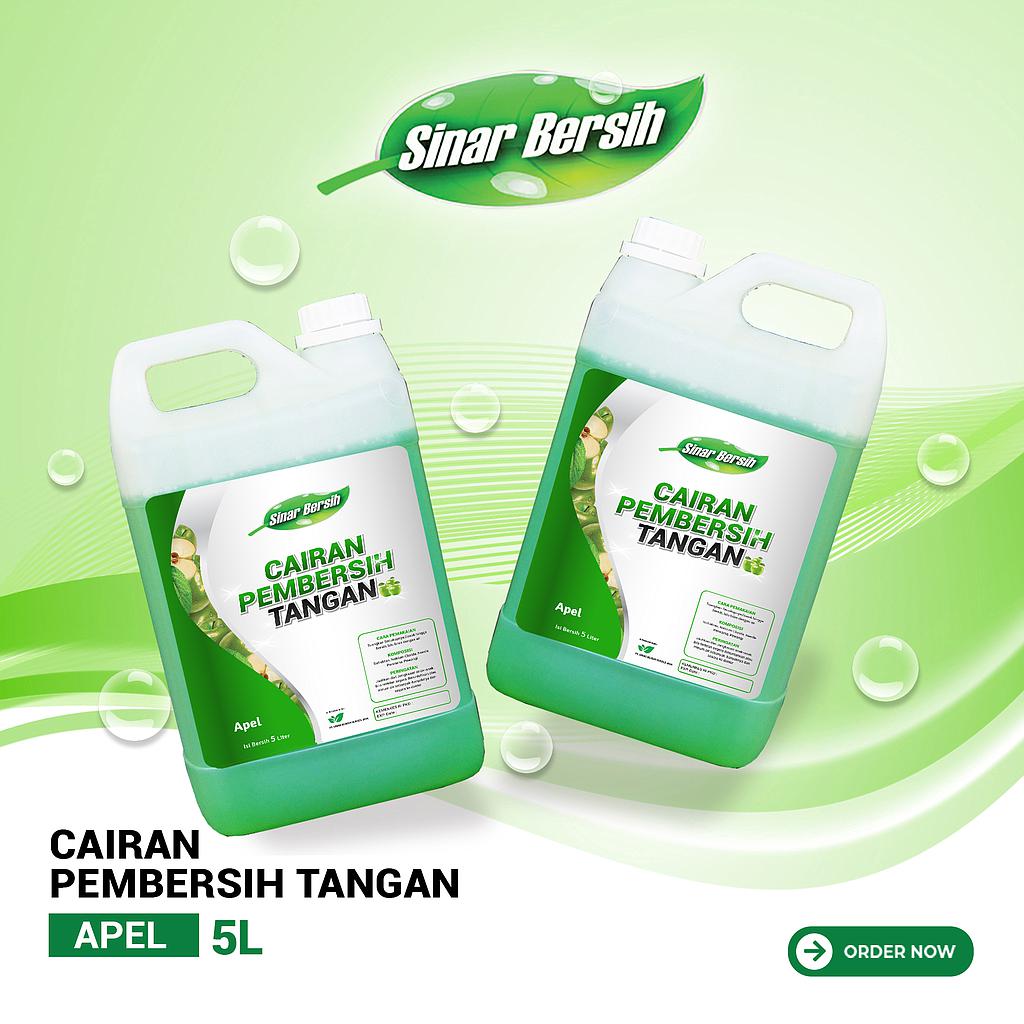 SINAR BERSIH Sabun Cuci Tangan Apel 4 L