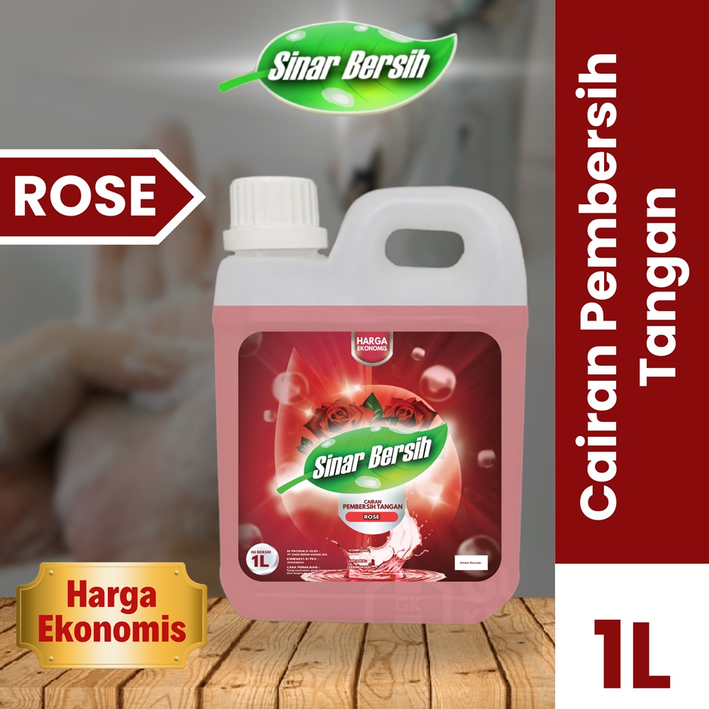 SINAR BERSIH Sabun Cuci Tangan Rose 1 L
