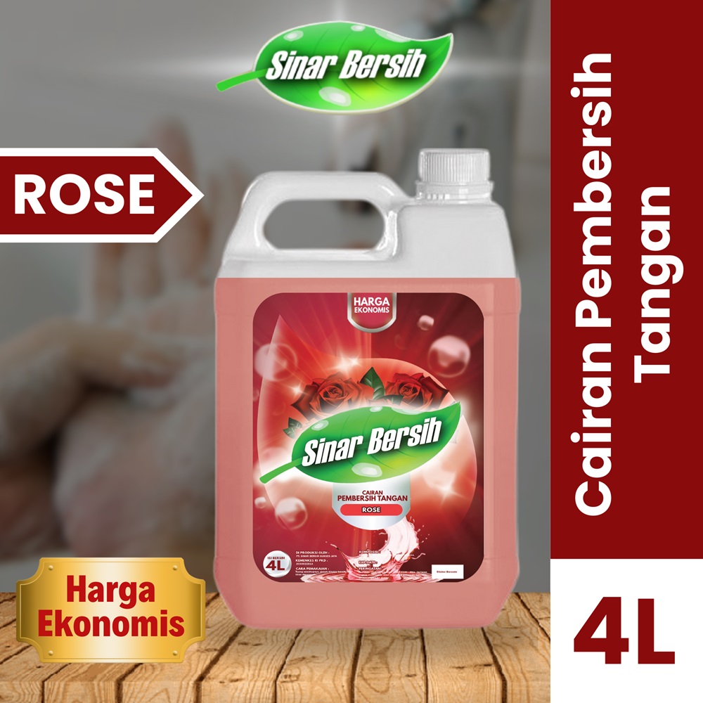 SINAR BERSIH Sabun Cuci Tangan Rose 4 L