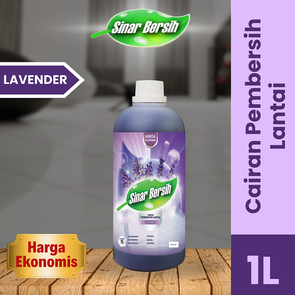 SINAR BERSIH Pembersih Lantai Lavender 1 L
