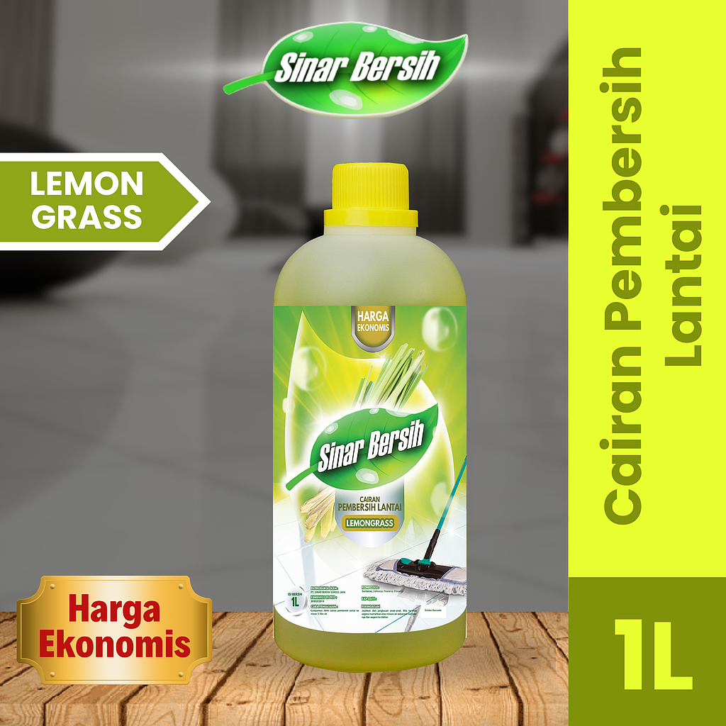 SINAR BERSIH Pembersih Lantai Lemongrass 1 L