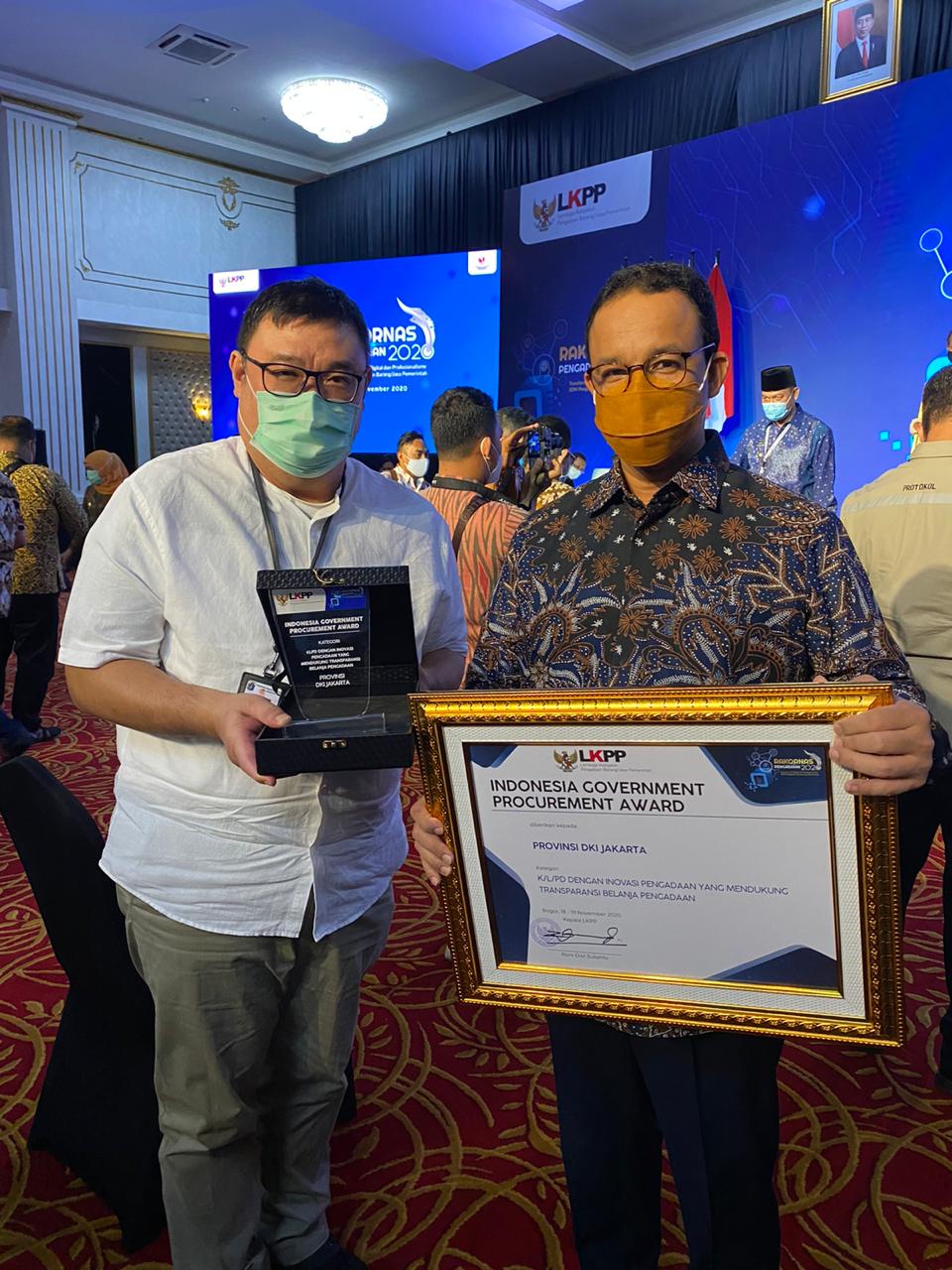 DKI Jakarta Meraih Penghargaan Indonesia Goverment Procurement Award