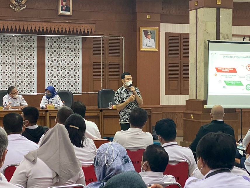 Sosialisasi Penyelenggaraan Katalog Elektronik Lokal di Wilayah Administrasi Jakarta Barat