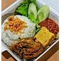 Nasi Box Ayam goreng