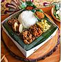 paket nasi ayam goreng sambel geprek