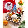 Nasi Box Daging Rendang