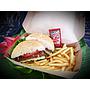 BEEF BURGER + KENTANG  GORENG