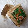 Box Hamper Kotak Kado Box Besek Anyaman Bambu gambar Seni Decoupage Pilih   size :22 x 22 x 7 cm,20x20cm dan 20x30 cm3