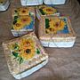 Box Hamper Kotak Kado Box Besek Anyaman Bambu gambar Seni Decoupage Pilih   size :22 x 22 x 7 cm,20x20cm dan 20x30 cm4