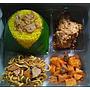 Nasi kuning ayam kaleyo