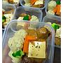 rice bowl chicken ball potato