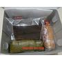 Lontong, risol mayonaise, brownies, mineral