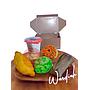 SNACK BOX DAPUR WARDIAH 1 - Isi Kue Asin, Manis, Buah