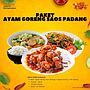 Paket Ayam Goreng Saos Padang
