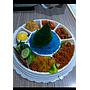 Nasi tumpeng mini aurora de parde