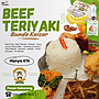 Paket Nasi Beef Teriyaki Bunda Kaisar