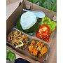 Paket Nasi Box Telor Balado,Mie Goreng dan Kentang Balado
