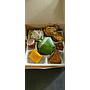 Nasi timbel, ayam goreng, tahu,tempe, urap sayuran, sambal