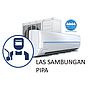 LAS PERBAIKAN KEBOCORAN PIPA REFRIGERANT + ISI REFRIGERANT