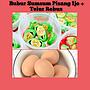 Bubur Sumsum Pisang Ijo + Telur Rebus - Dapoer Aryans