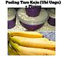 Puding Taro Keju (Ubi Ungu) + Pisang - Dapoer Aryans