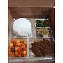 Paket nasi box 4, nasi rames
