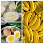 Singkong Thailand, Telor Rebus dan Pisang
