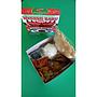 Paket Nasi Box Rendang+Telor Dadar