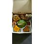 Nasi timbel, ikan mas goreng, tahu, tempe, sayur lodeh