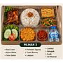 Nasi Box Warung Sederhana Jaya Ce’u Iroh Paket 3