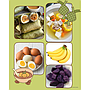 Menu Paket 10 Posyandu - Arem Arem Ayam, Sup Bening Wortel Jagung, Telur Rebus, Buah dan Ubi Ungu