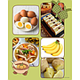 Menu Paket 12 Posyandu - Telur Rebus, Sup Ayam Cincang, Podeng, Buah dan Kentang Kukus