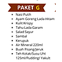 Paket G - Nasi Ayam Lada Hitam Kedai Kayumanis